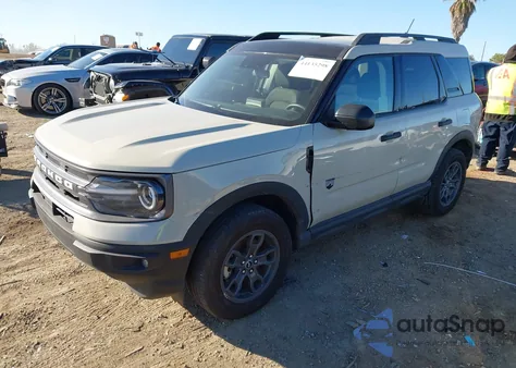 2024 Ford Bronco Sport Big Bend z USA, uszkodzony, nr VIN 3FMCR9B65RRE07586